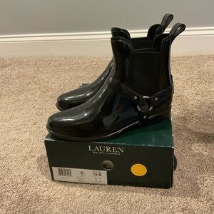 Polo Ralph Lauren Black rain Boots